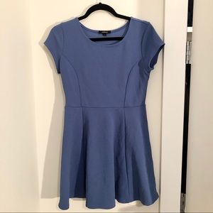 Structured blue dress